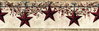 Hanging Star Off White & Khaki Border, Wallpaper by York Wall, 15' length x 9" width x 0.02" depth thumbnail