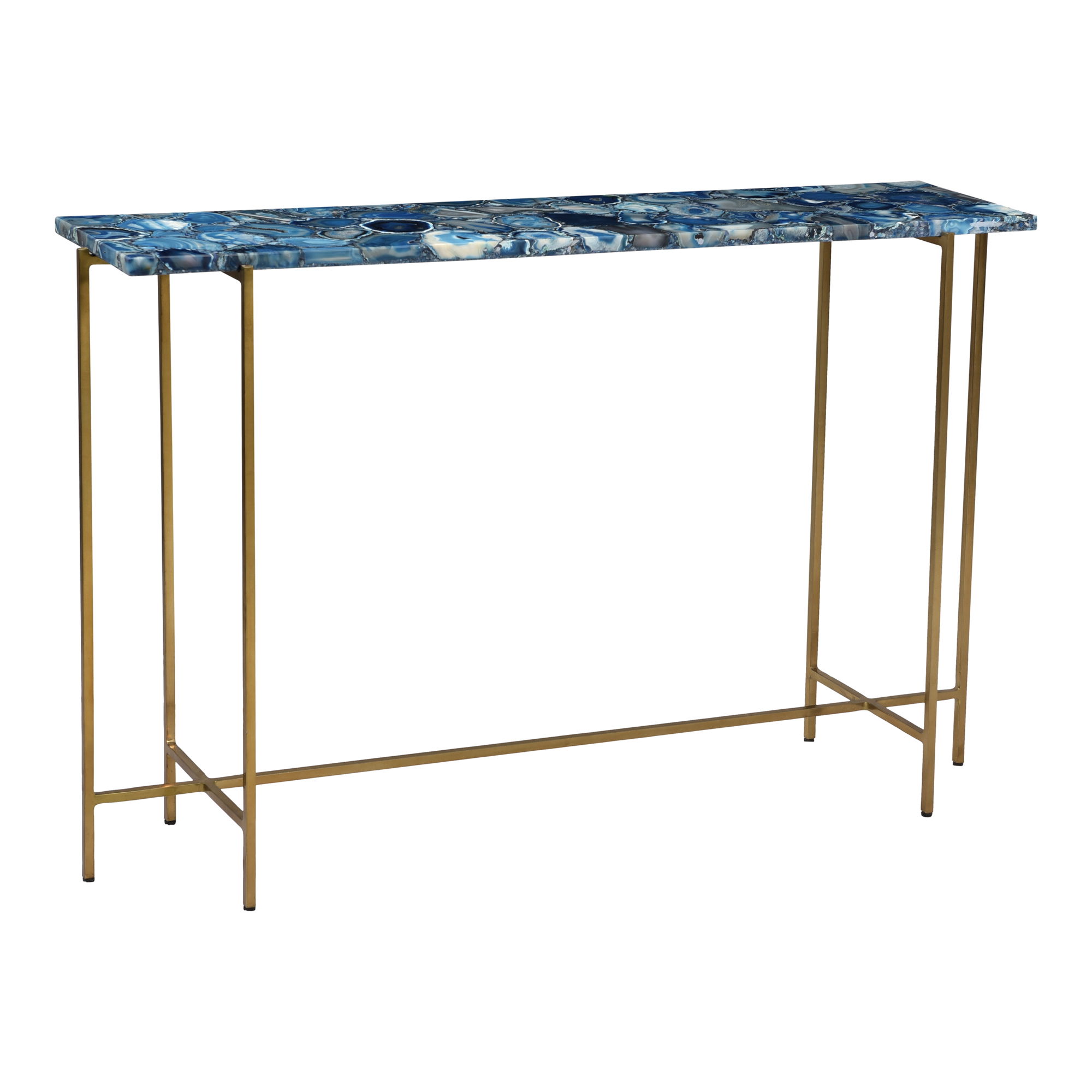 Blue Agate Console Table large image 