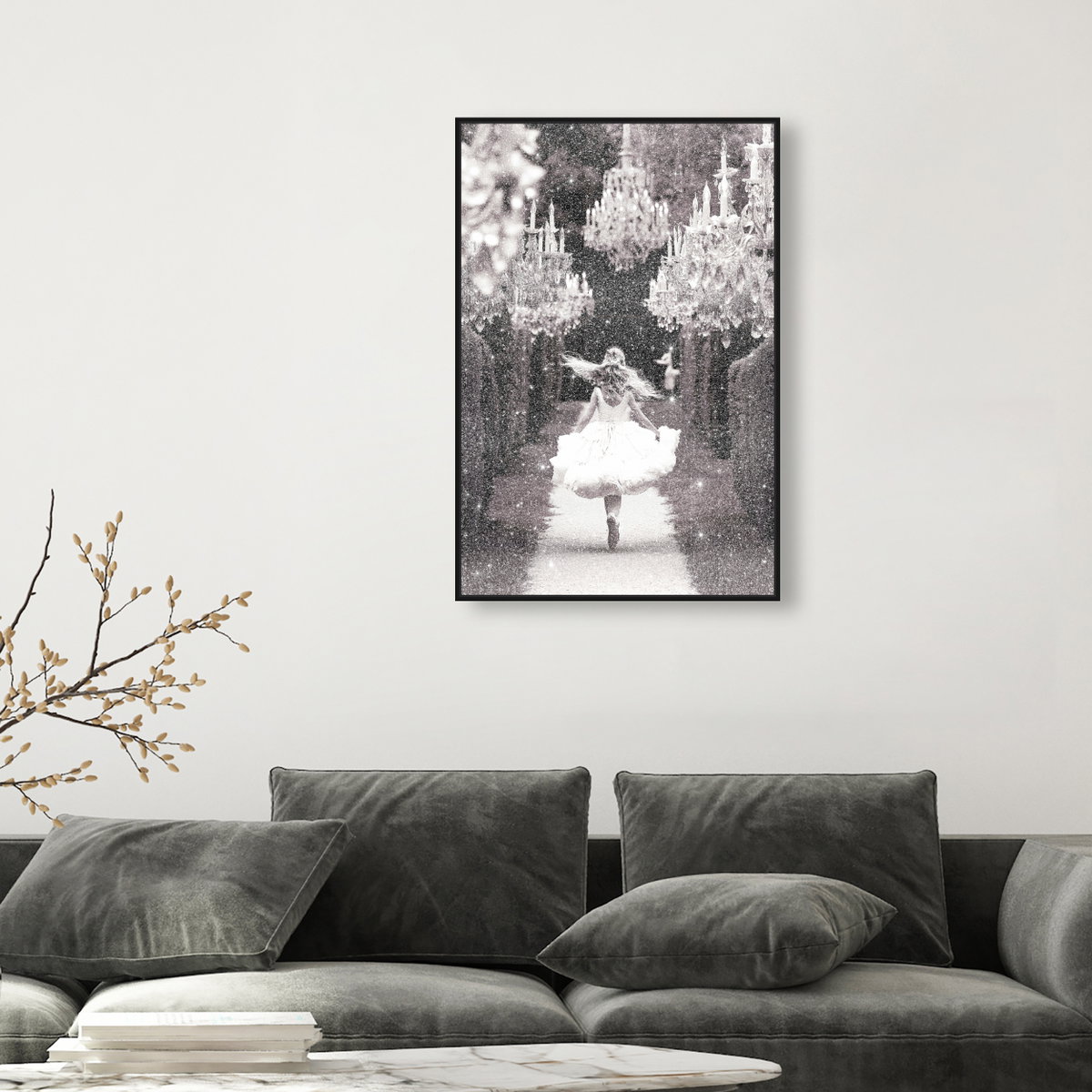 Running Alice (Diamond Dust), Art by Oliver Gal,  24x36 View 3