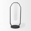 Aria 4.5L x 3.9W x 11.0H Metal and Glass Holder Object, Decorative Object by Mercana, 4.72" length x 3.94" width x 11.02" height thumbnail 5