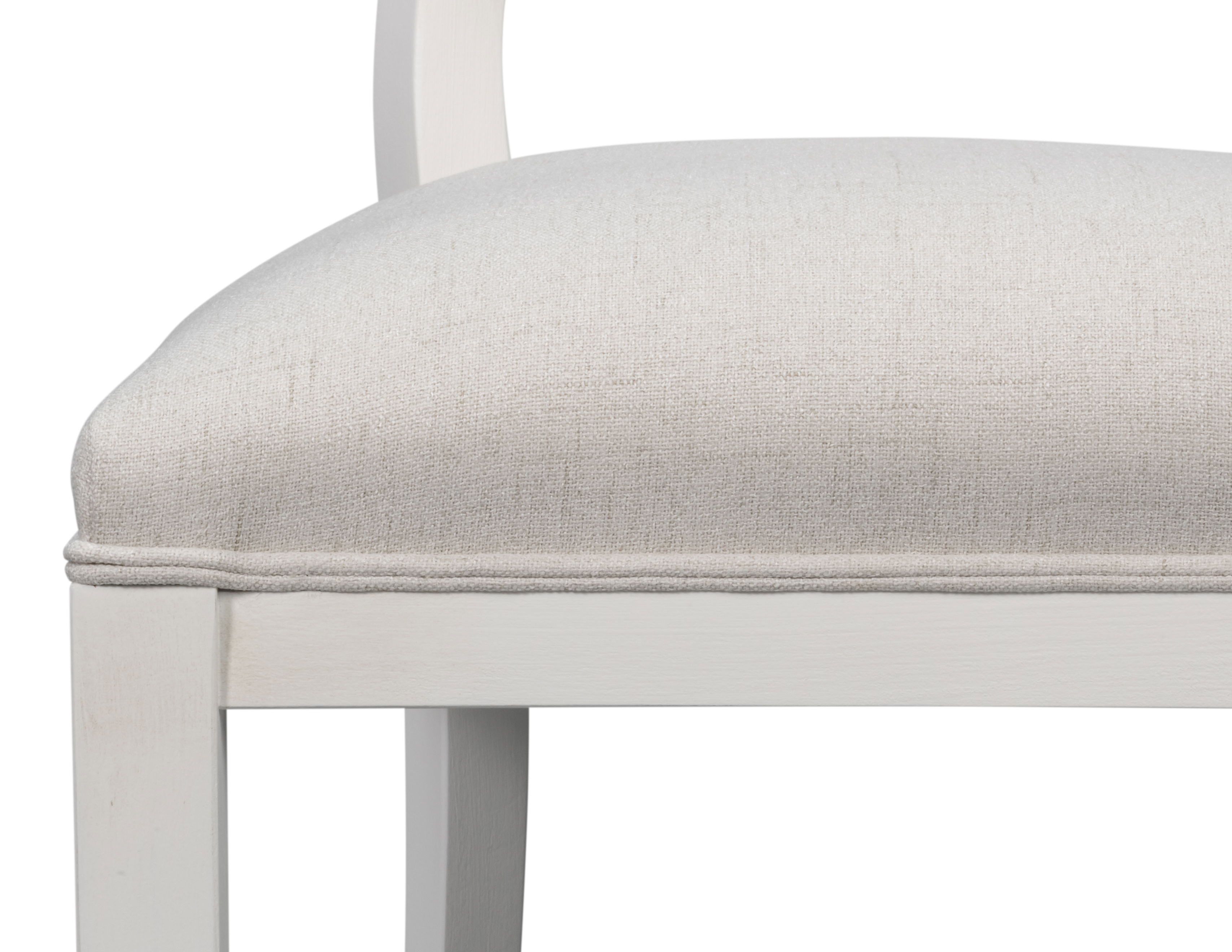 Goccia Side Chair, Cortina White, Crema large image 