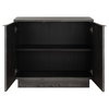 Shelby 2 Door Ebony Stained Cabinet, Cabinets & Chest by Uttermost, 39.4" width x 34" height x 16" depth thumbnail 7