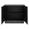 Shelby 2 Door Ebony Stained Cabinet thumbnail 6