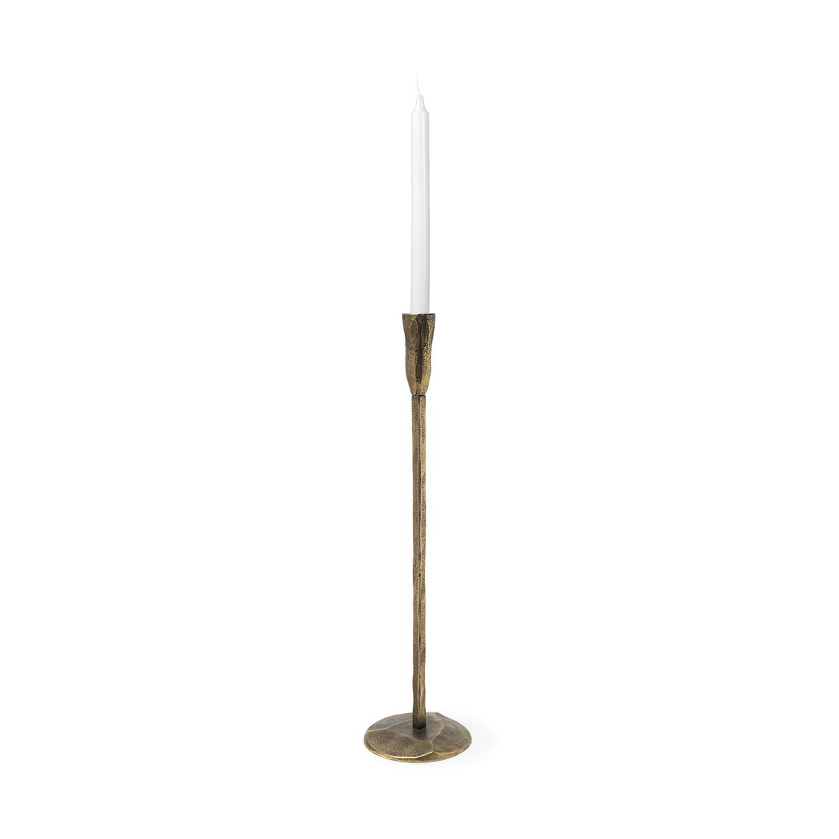 Levit (Large) Gold Table Candle Holder, Candles & Candle Holder by Mercana, 5" length x 5" width x 20" height View 1