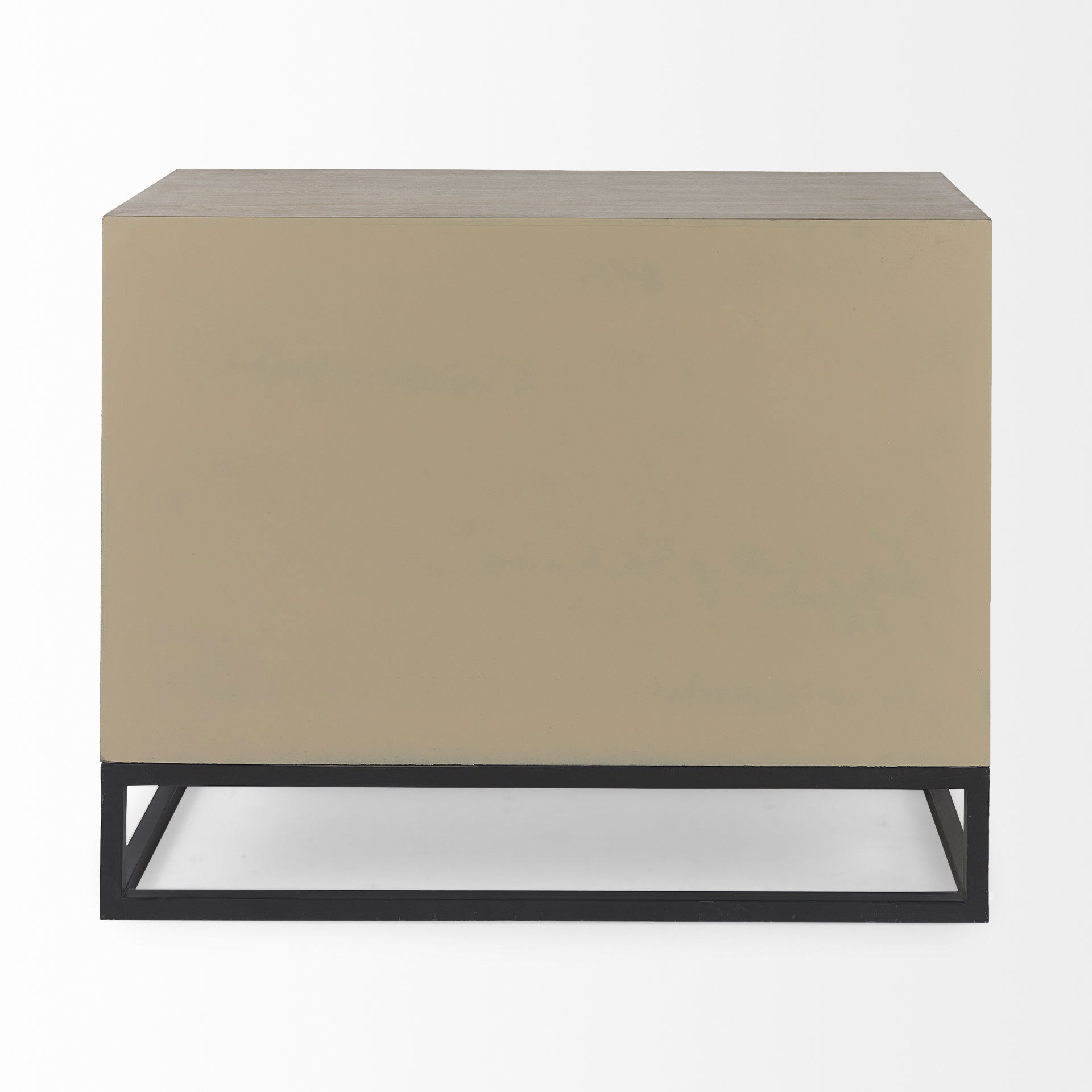 Genevieve I 39L x 16W Light Brown Fir Veneer 3 Drawer Accent Cabinet large image 