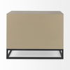 Genevieve I 39L x 16W Light Brown Fir Veneer 3 Drawer Accent Cabinet thumbnail 6