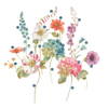 Lisa Audit Garden Flowers Giant Wall Decals, by York Wall, 3'3.6" length x 1'6" width x 0.02" depth thumbnail
