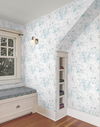 Floral Dreams Mineral Green Peel & Stick Wallpaper thumbnail 4