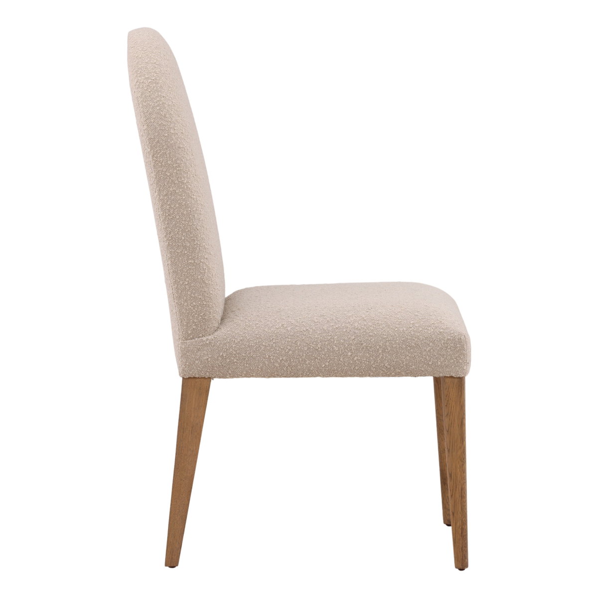 Thema Dining Chair Set of 2 Sand, by Dovetail, 20.5" width x 40.3" height x 25.5" depth View 3