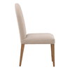 Thema Dining Chair Set of 2 Sand, by Dovetail, 20.5" width x 40.3" height x 25.5" depth thumbnail 3