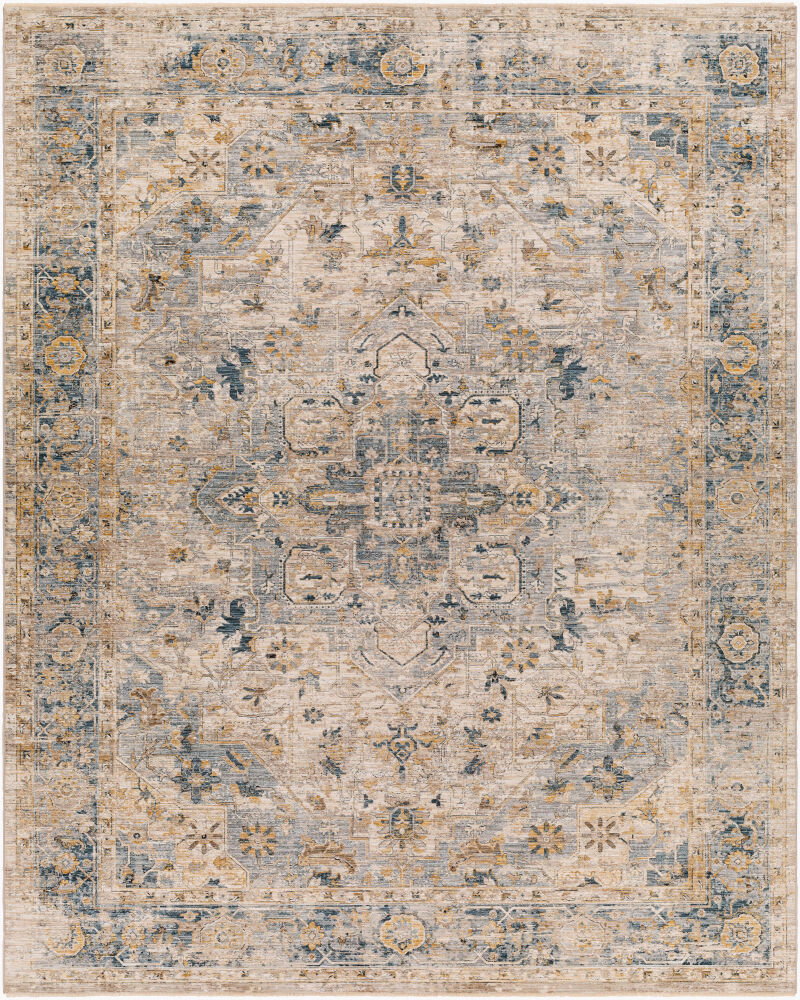 Aspendos Machine Woven Rug, by Surya, 3'11.24" length x 2'7.5" width