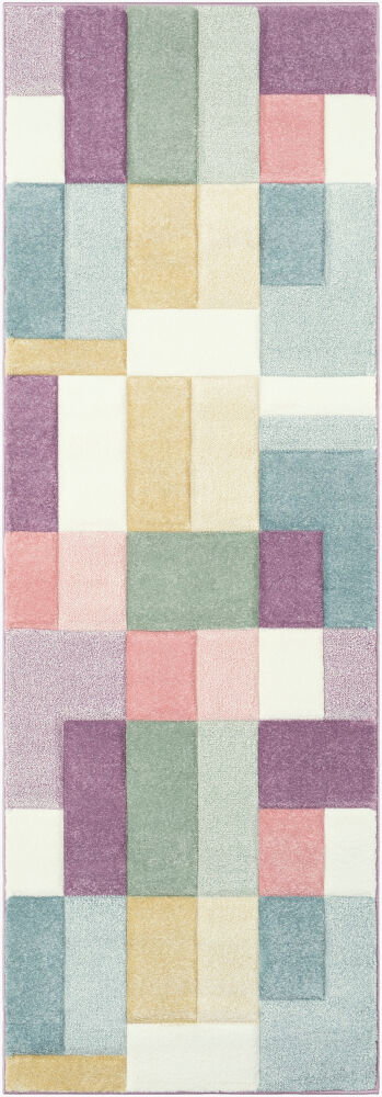 Santa Monica Machine Woven Rug, by Surya, 1'3.75" length x 1'3.75" width