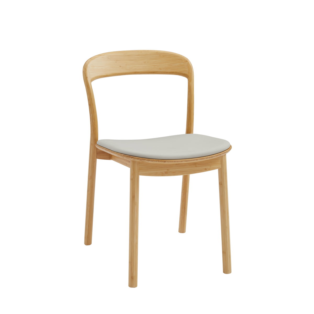 Hanna Dining Chair Leather Seat, Wheat (Set of 2), by Greenington, 18" length x 21.5" width x 30.75" height View 1