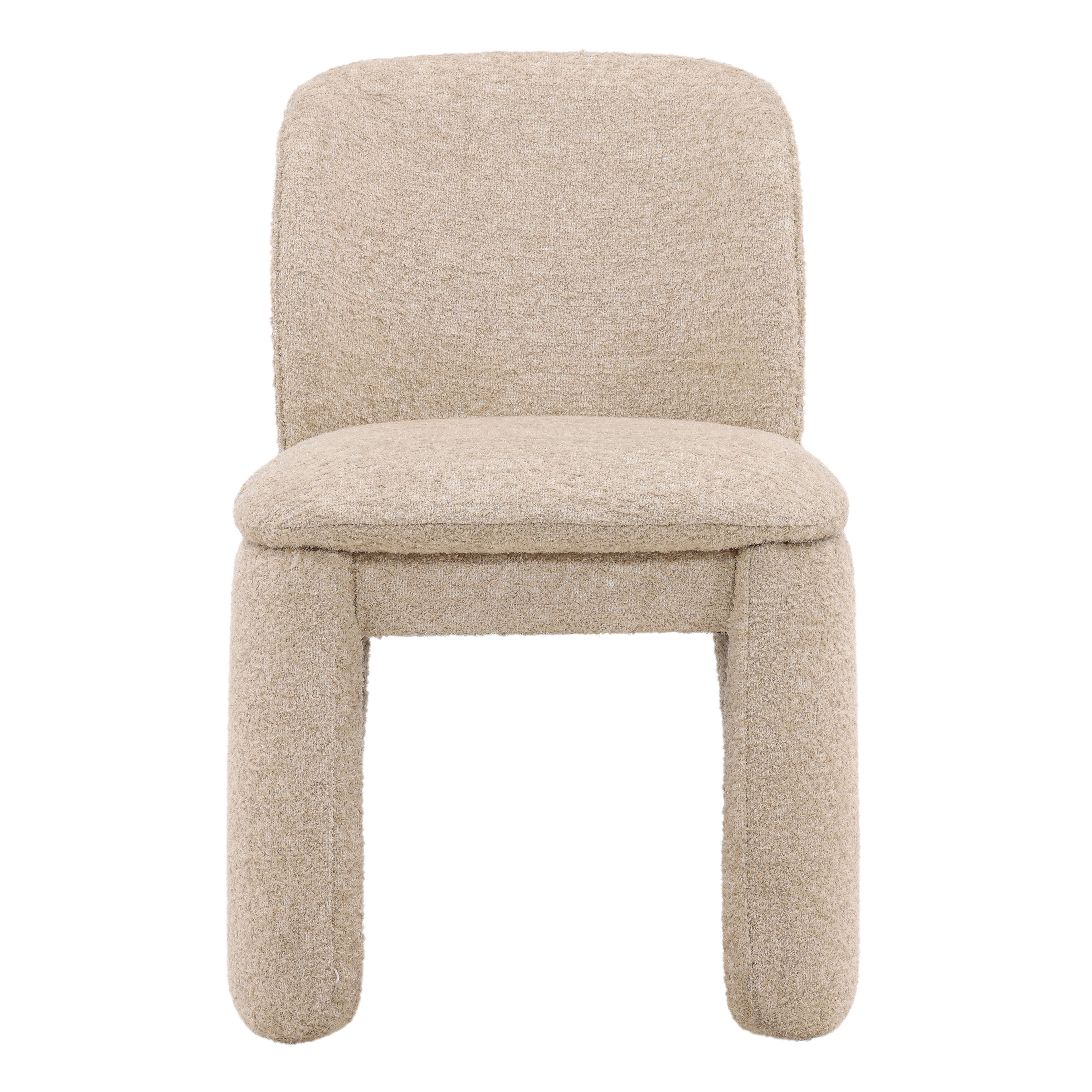 Kurt Dining Chair Sand, by Dovetail, 21.25" width x 32.5" height x 23" depth View 2