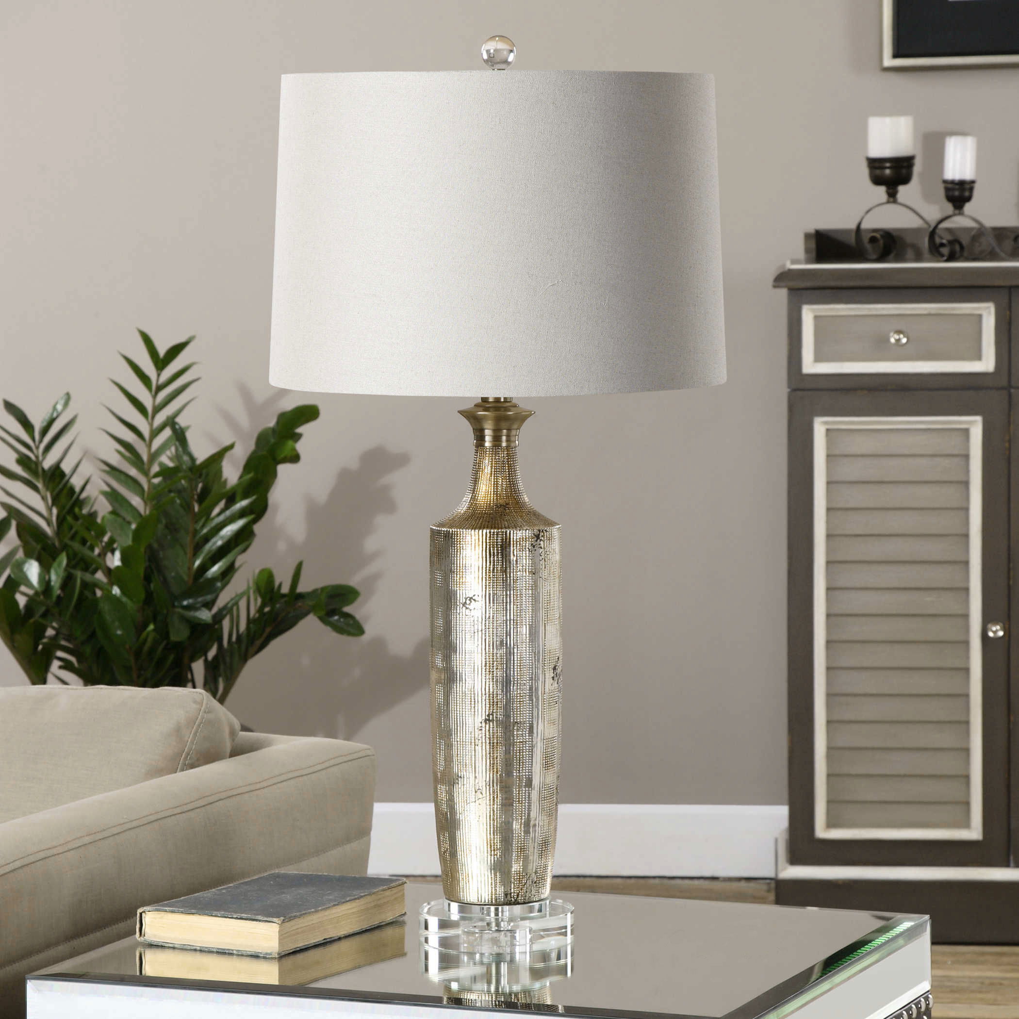 Valdieri Metallic Bronze Lamp large image 