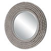 Portside Round Gray Mirror thumbnail 4