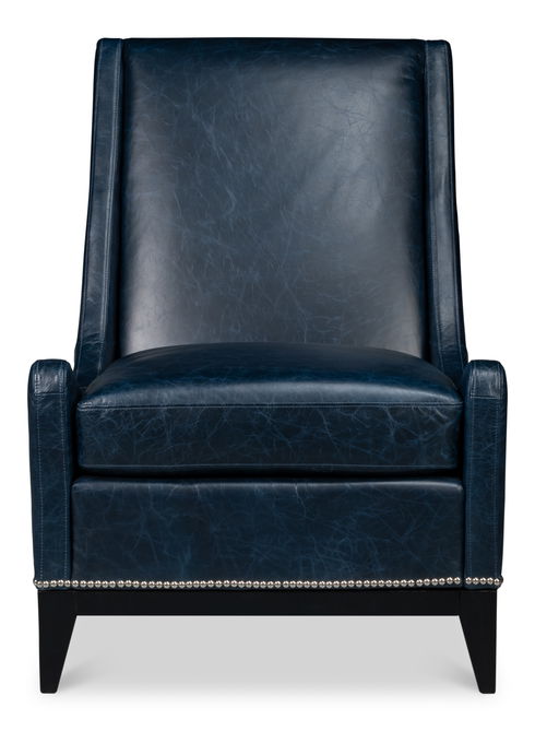 Brandy Accent Chair, Chateau Blue