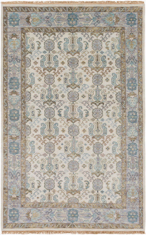 Zeus Handmade Rug, by Surya, 1'6" length x 1'6" width