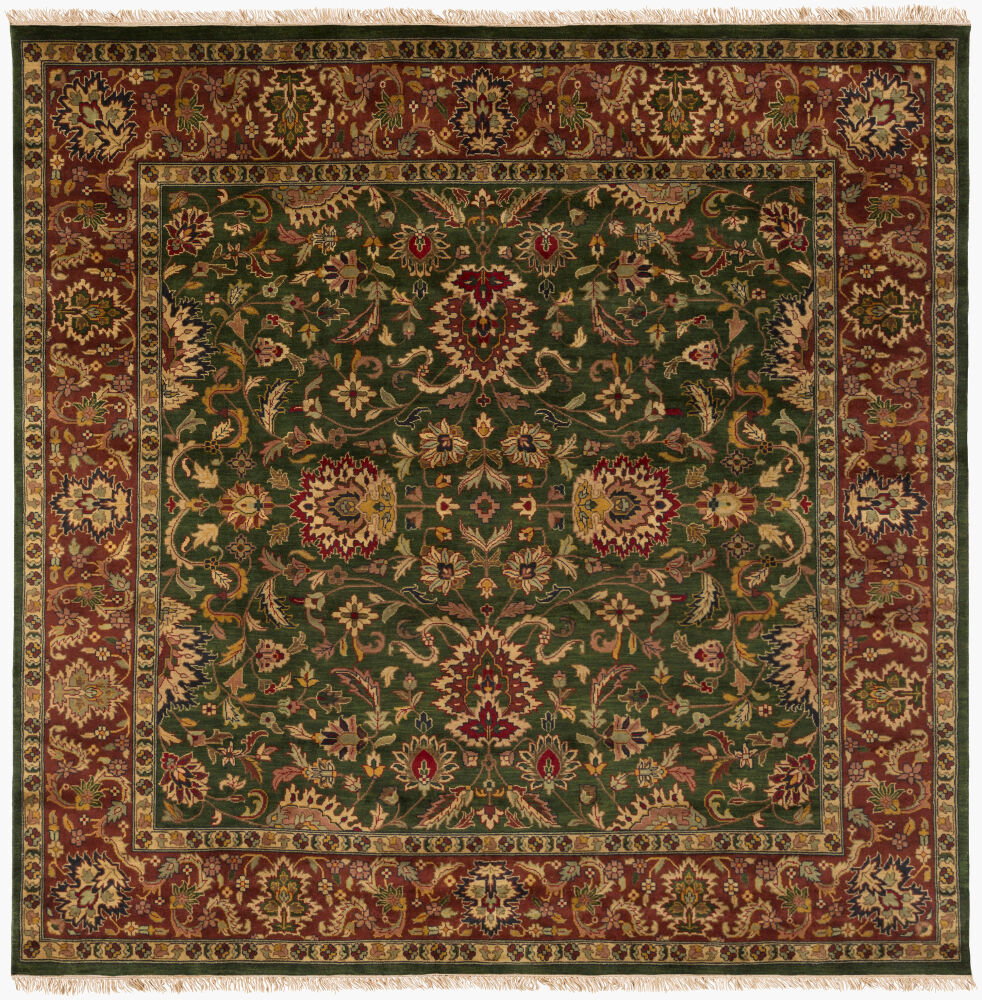 Taj Mahal Handmade Rug, by Surya, 8' length x 8' width