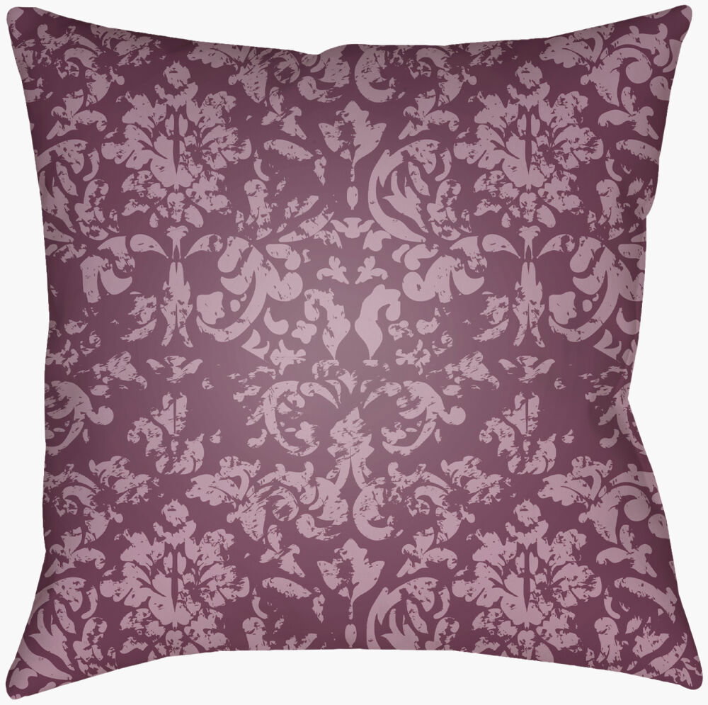 Moody Damask Accent Pillow, Decorative Pillow by Surya, 18" length x 18" width