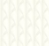 Metropolis White Wallpaper, by York Wall, 27' length x 2'3" width x 0.02" depth thumbnail 1