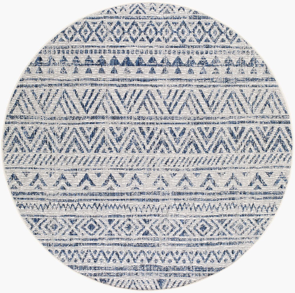 Eagean Machine Woven Rug, by Surya, 5'2.99" length x 5'2.99" width