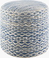 Okapa Pouf, Ottoman by Surya, 16" width x 16" height thumbnail
