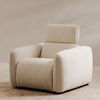 Eli Power Recliner Chair Warm White, Accent Chair by Moe's Home, 41.5" width x 30" height x 43" depth thumbnail 10