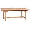 Artest Outdoor Dining Table, by Dovetail, 70" width x 30" height x 39" depth thumbnail