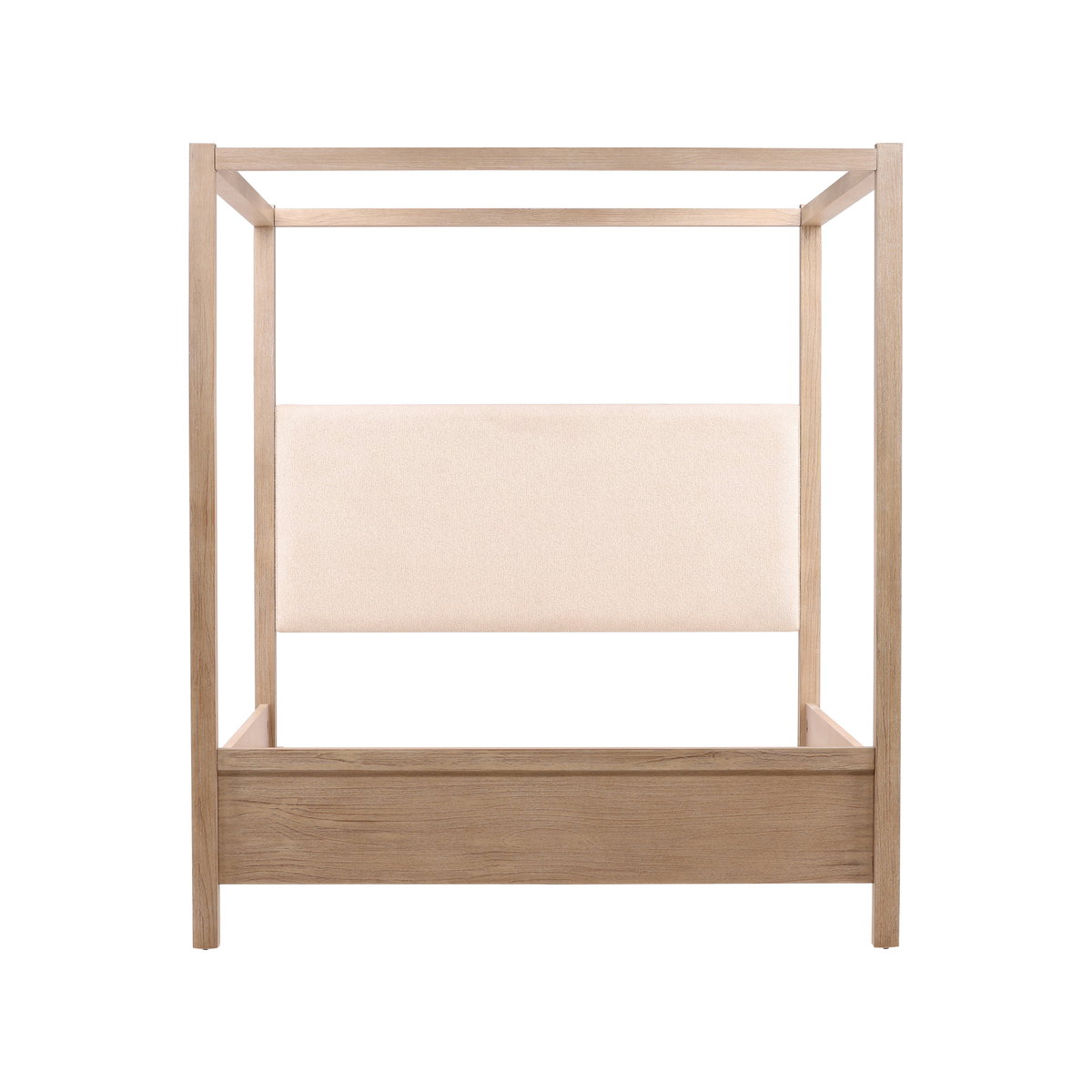 Emmalyn Bed King Light Warm Wash, by Dovetail, 80.5" width x 90" height x 85.71" depth View 2