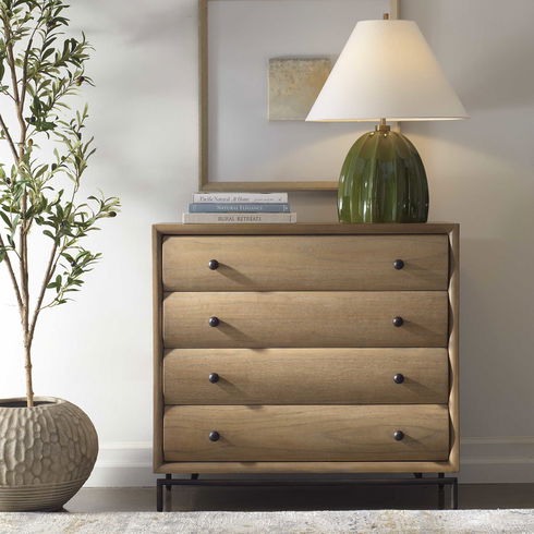 Millard Curved 4 Drawer Chest