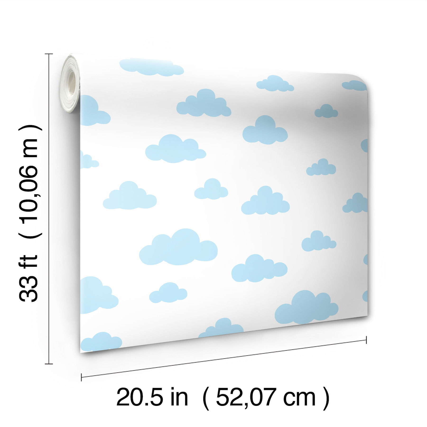 Disney Winnie the Pooh Cloud Blue Wallpaper large image 