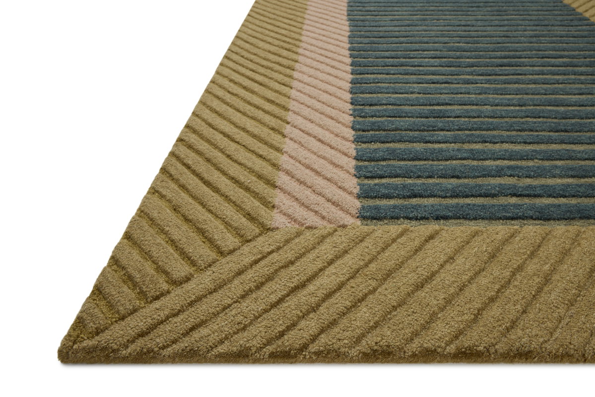 Brigette Romanek x Loloi Madi Rug, 1'6" length x 1'6" width View 4