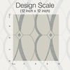 Graceful Geo Beige & Silver Wallpaper thumbnail 3