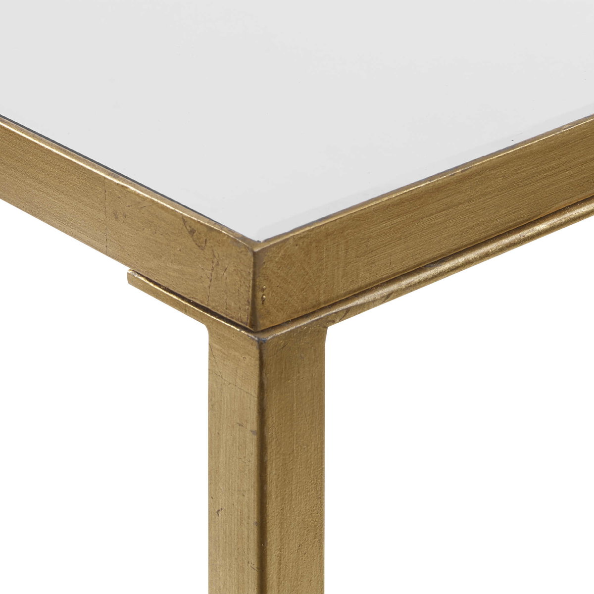 Hayley Gold Console Table, by Uttermost, 60" width x 31" height x 10" depth View 7