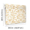 Sparrow & Oak Ochre Yellow Peel & Stick Wallpaper thumbnail 13