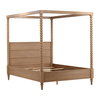 Marcellina Bed King Natural, by Dovetail, 81.7" width x 90" height x 87.3" depth thumbnail 4