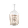 Troian Large Rattan Wrapped Glass Bottle thumbnail 0