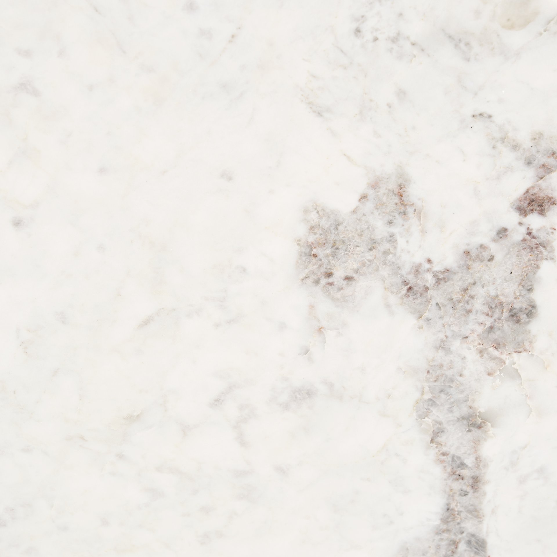 Serre Marble Top 3 Prong Gold Metal Base End Table large image 