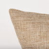 Jacklyn 22x22 Brown Linen Square Decorative Pillow Cover, by Mercana, 22" length x 22" width x 0.2" height thumbnail 9