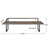 Herbert Reclaimed Wood Bench, Benche by Uttermost, 80.37" width x 25.87" height x 20.75" depth thumbnail 3