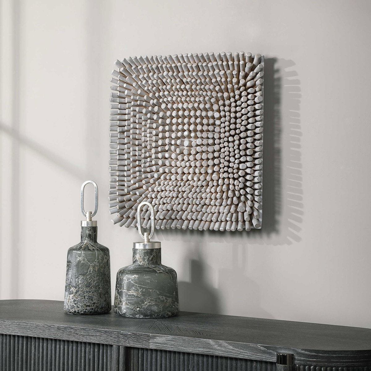 Portside Wood Wall Panel, Art by Uttermost, 24" width x 24" height x 3.5" depth View 4