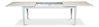 Elton Butterfly Dining Table,White, by Sarreid, 81" length x 41" width x 30" height thumbnail 4
