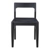 Owing Dining Chair Black - Set Of Two, by Moe's Home, 19.5" width x 30" height x 20" depth thumbnail 3