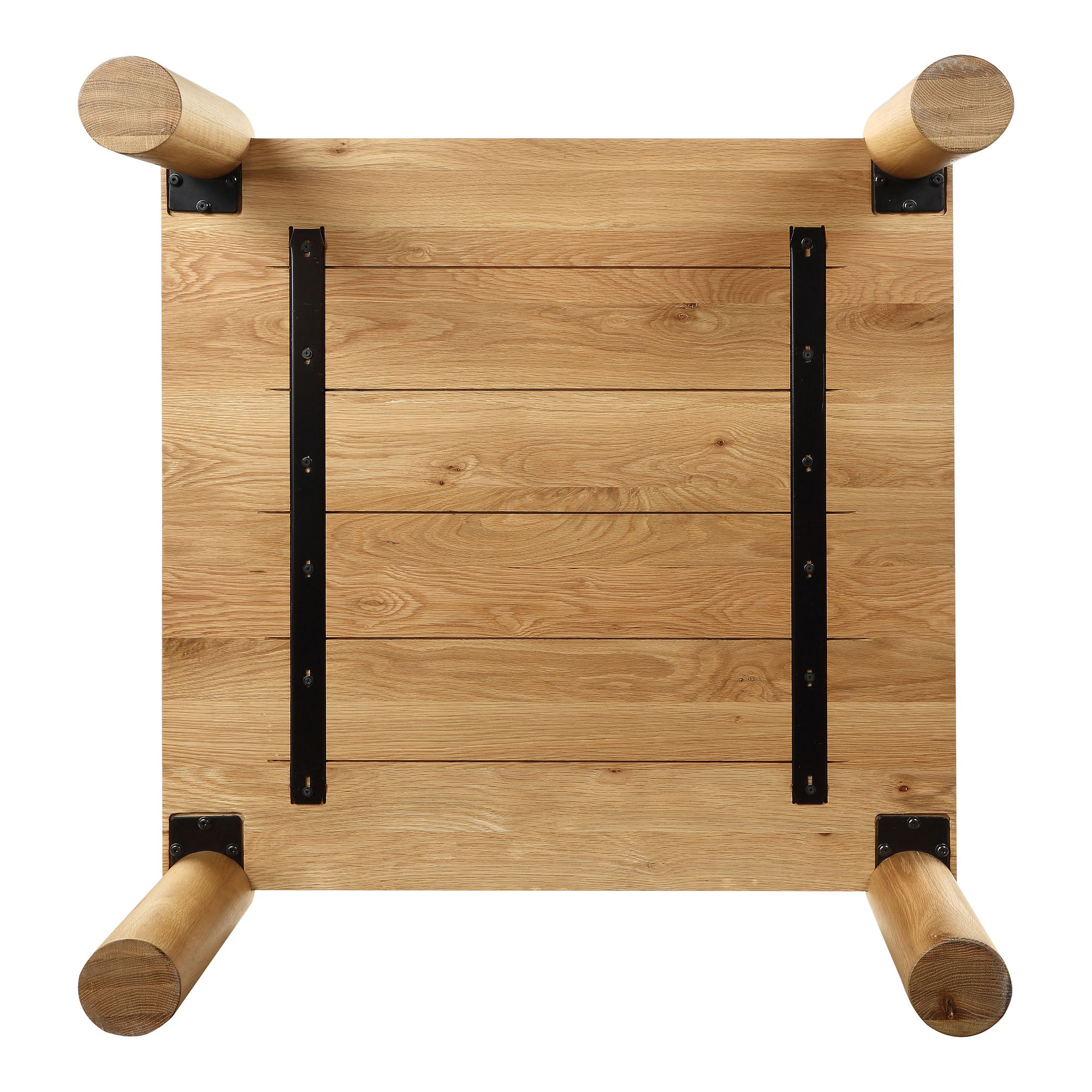 Post Coffee Table White Oak large image 