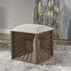 Jia Wooden Ottoman, Furniture by Uttermost, 17.37" width x 20" height x 17.37" depth thumbnail 6