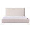 Luzon King Bed Tall Headboard Wheat, by Moe's Home, 85.5" width x 55" height x 88.5" depth thumbnail 7