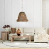 Textured Boucle ThrowNatural, by Global Views, 5'10" length x 5' width thumbnail 7