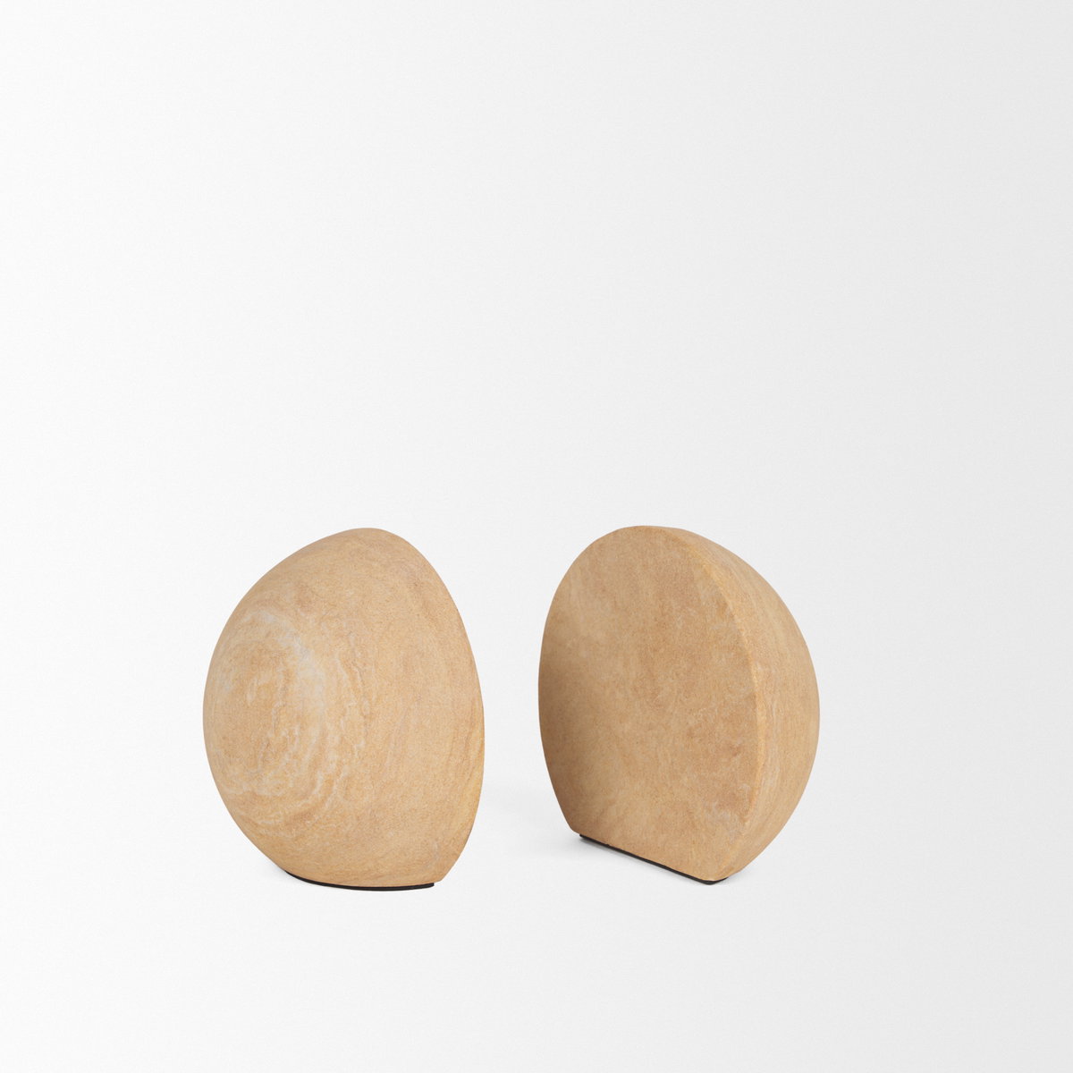 Rahmi Sandstone Orb Bookends, by Mercana, 5.5" length x 5.5" width x 5.25" height View 6