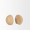 Rahmi Sandstone Orb Bookends, by Mercana, 5.5" length x 5.5" width x 5.25" height thumbnail 6